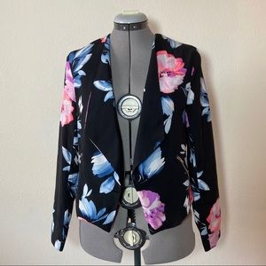 Love tree Floral cropped jacket